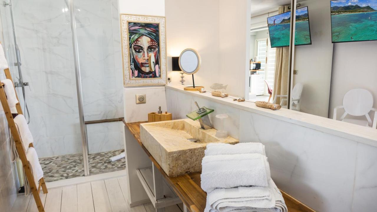 Official Page "Residence Bleu Marine" - Sea View Apartments & Studios - Saint-Martin French Side Гранд-Кейс Екстер'єр фото