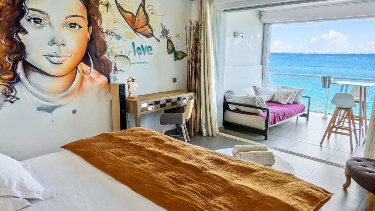 Official Page "Residence Bleu Marine" - Sea View Apartments & Studios - Saint-Martin French Side Гранд-Кейс Екстер'єр фото