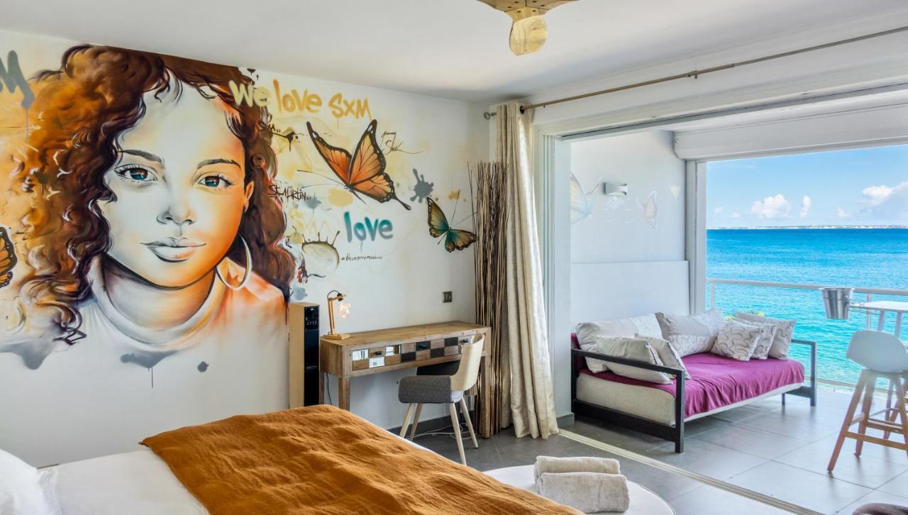 Official Page "Residence Bleu Marine" - Sea View Apartments & Studios - Saint-Martin French Side Гранд-Кейс Екстер'єр фото