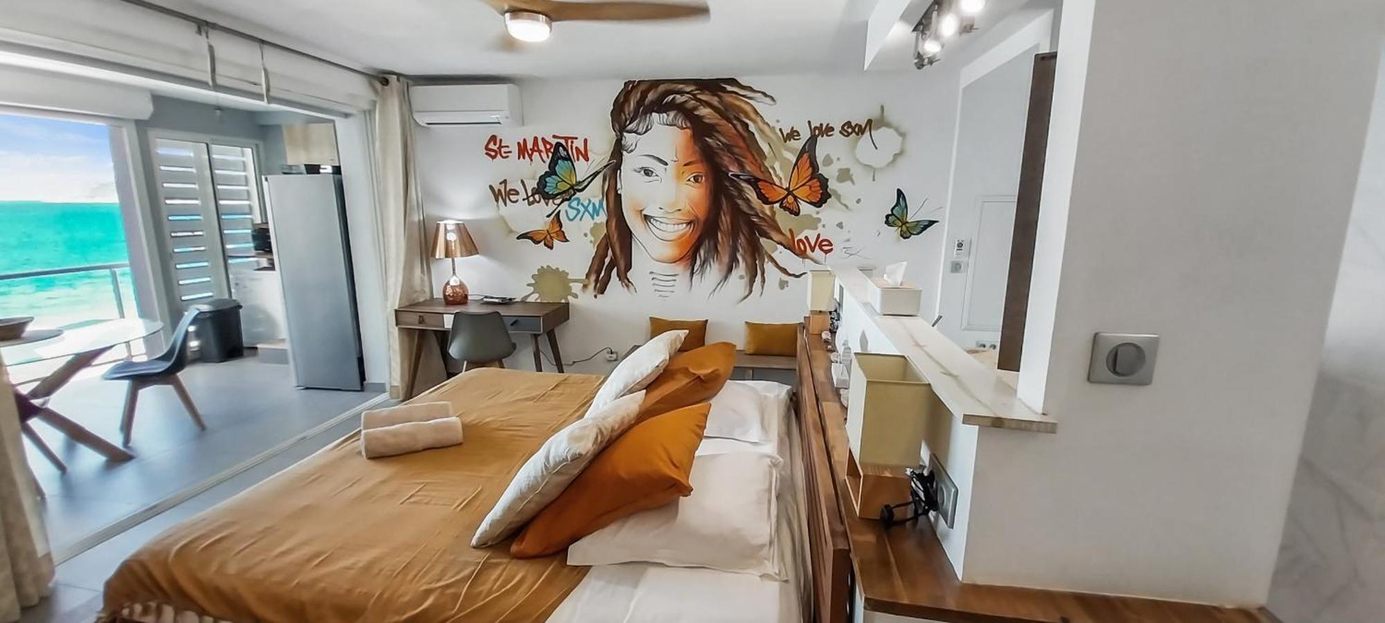 Official Page "Residence Bleu Marine" - Sea View Apartments & Studios - Saint-Martin French Side Гранд-Кейс Екстер'єр фото