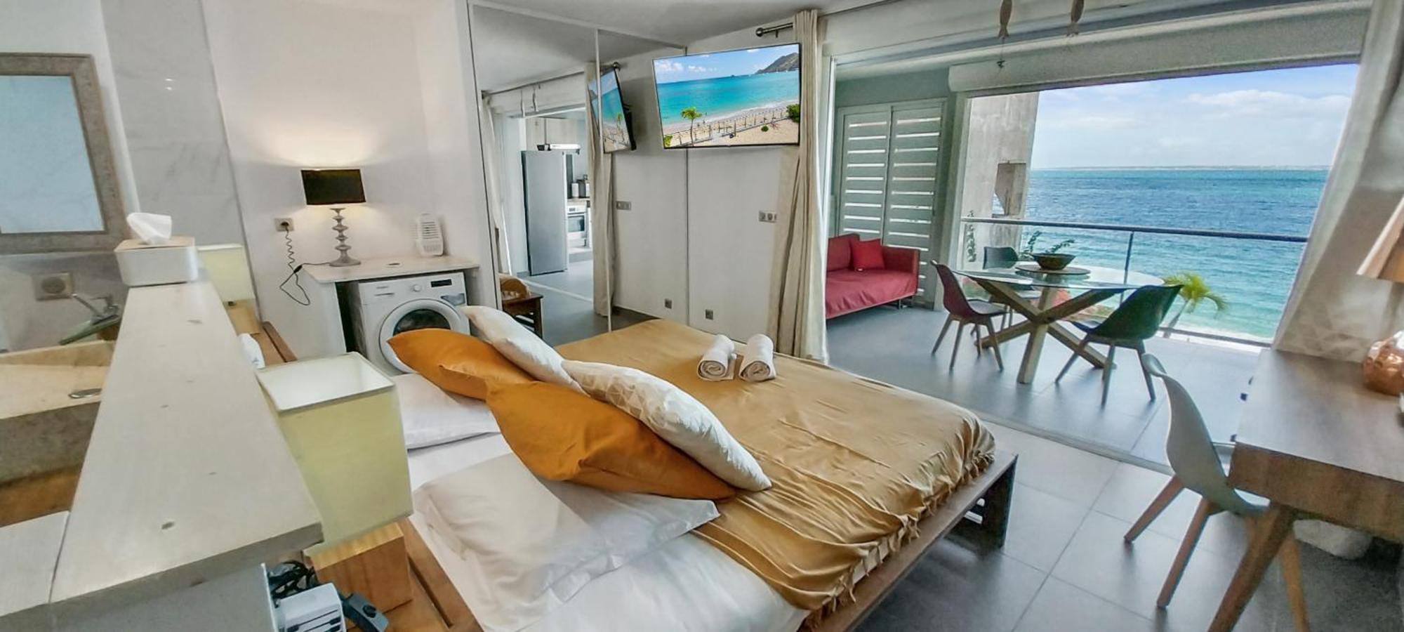 Official Page "Residence Bleu Marine" - Sea View Apartments & Studios - Saint-Martin French Side Гранд-Кейс Екстер'єр фото