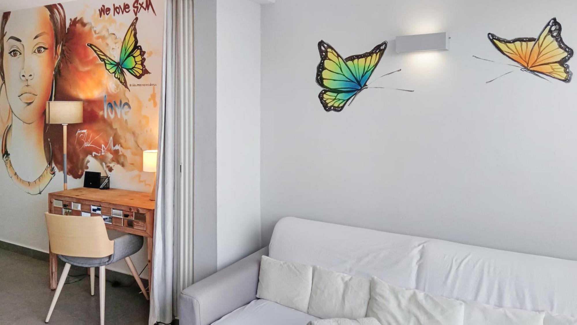 Official Page "Residence Bleu Marine" - Sea View Apartments & Studios - Saint-Martin French Side Гранд-Кейс Номер фото