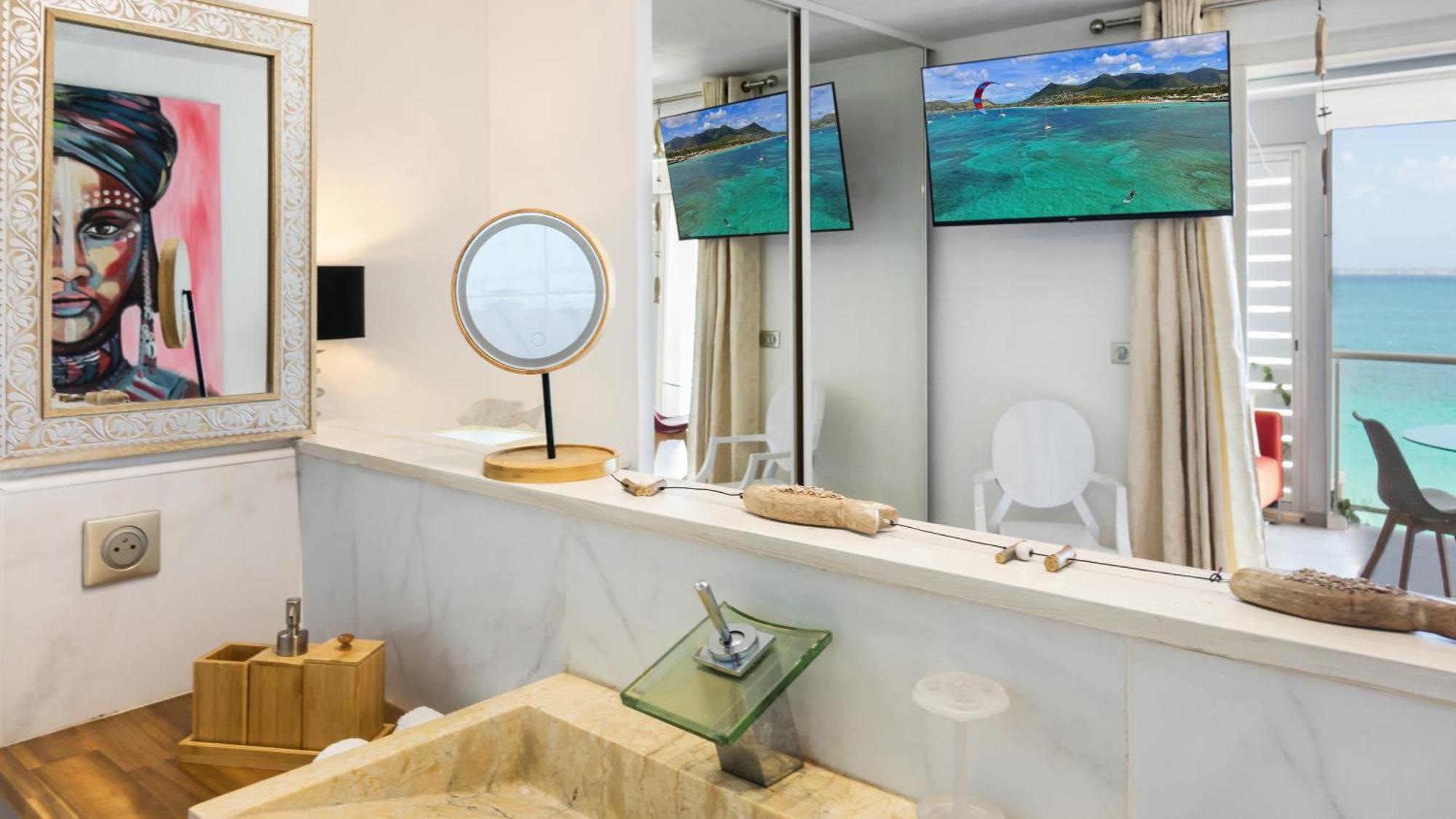 Official Page "Residence Bleu Marine" - Sea View Apartments & Studios - Saint-Martin French Side Гранд-Кейс Номер фото